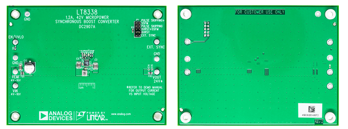 Analog Devices Inc. LT8338 Demo Board DC2907A
